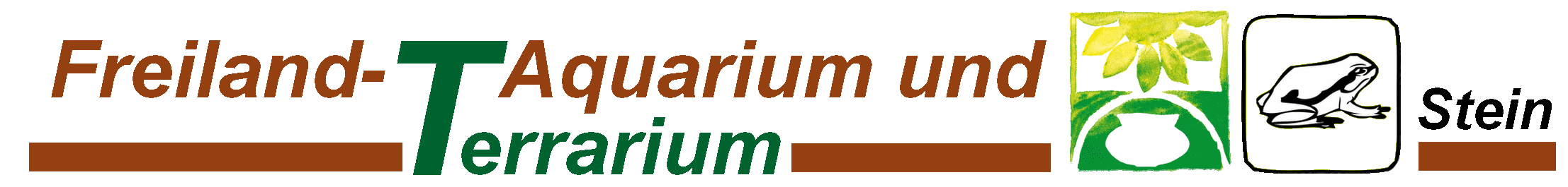 Freiland-Aquarium und -Terrarium Stein